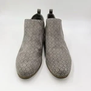 Scholl's Shoes Dr Scholls Womens Rate Gray Grey Microfiber